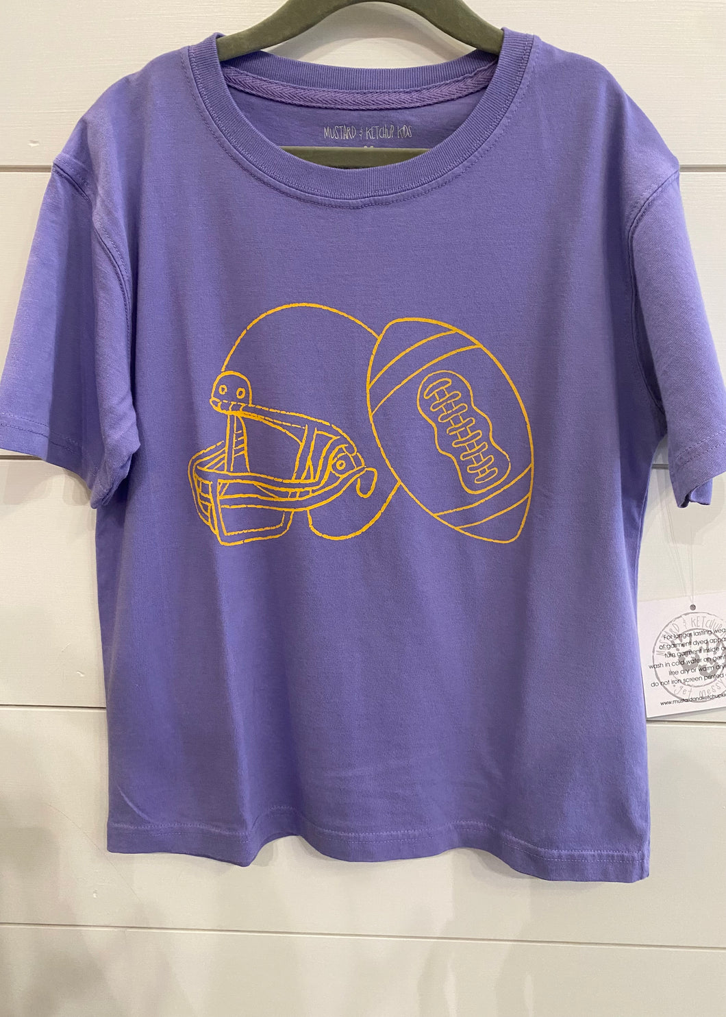Kids Short Sleeve Football Tee