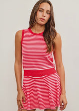 Load image into Gallery viewer, Striped Sleeveless Sweater Top
