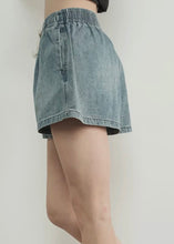 Load image into Gallery viewer, Denim Boxes Shorts
