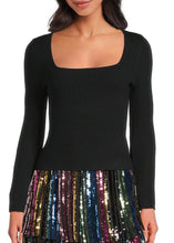 Load image into Gallery viewer, Square Neck Flared Sleeve Sweater
