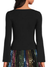 Load image into Gallery viewer, Square Neck Flared Sleeve Sweater

