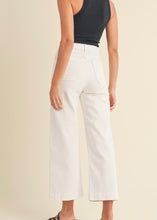 Load image into Gallery viewer, White Denim Pocket Utility Jeans
