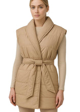 Load image into Gallery viewer, Padded Wrap Vest With Collar
