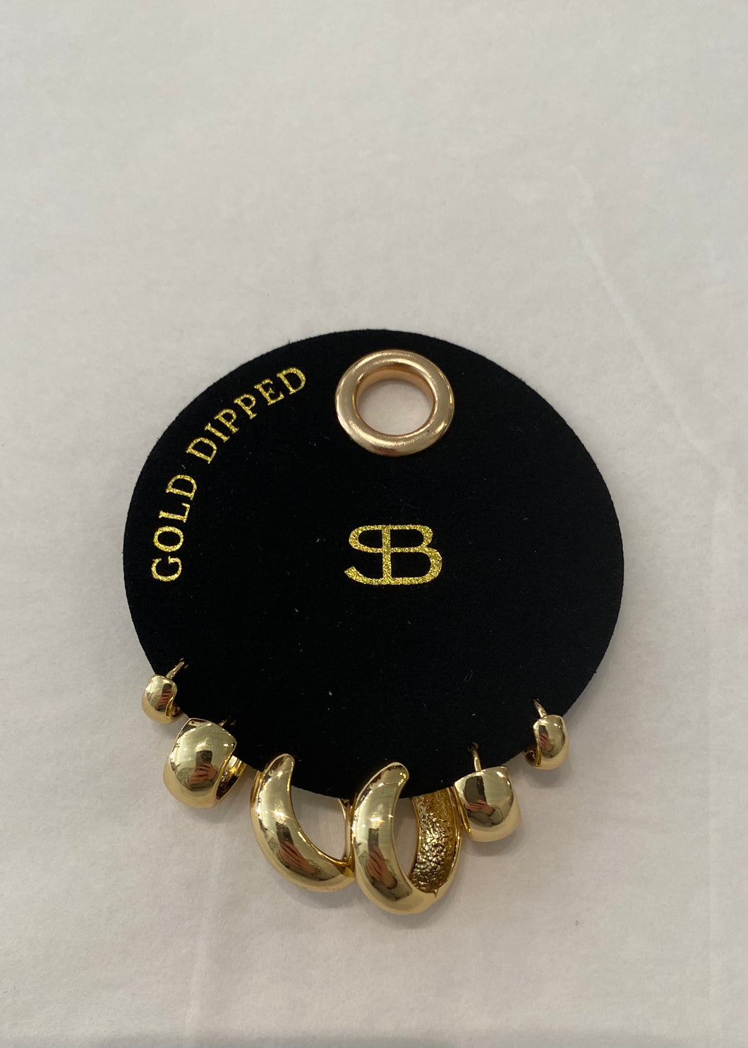 Bold Huggie Earring Set