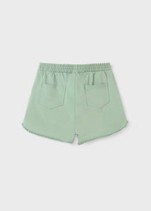Kids Mint French Terry Shorts