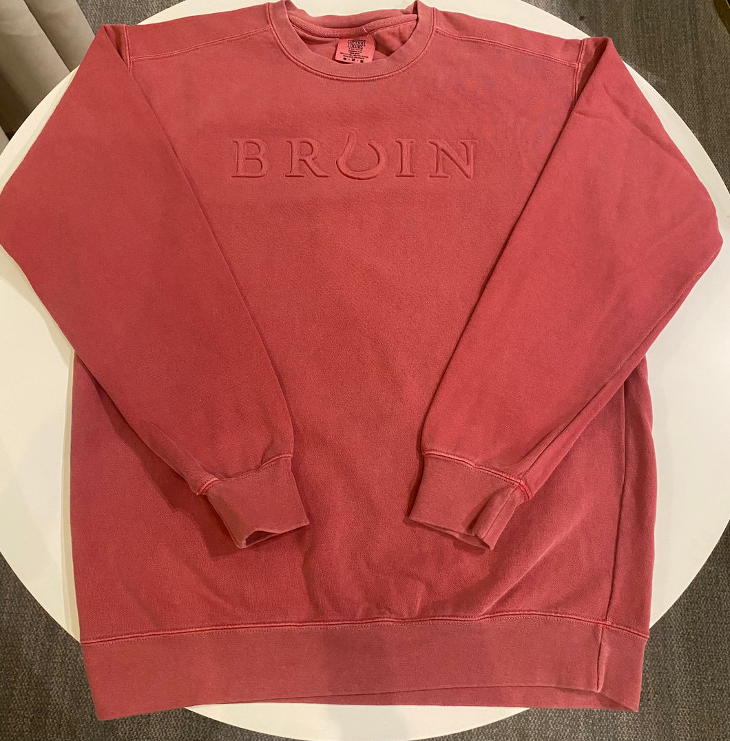 Bruin Embossed Comfort Colors Sweatshirt