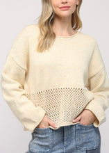 Load image into Gallery viewer, Open Knit Sweater Top
