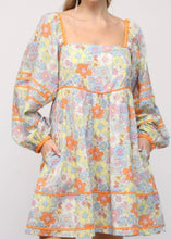 Load image into Gallery viewer, Floral Print Cotton Baby Doll Dress
