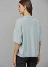 Load image into Gallery viewer, Soft Mint Cashmere Blend Drop Shoulder Sweater
