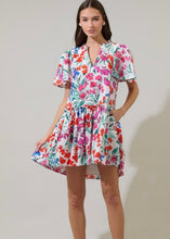 Load image into Gallery viewer, Kivia Blossom Trapeze Mini Dress
