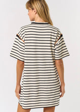 Load image into Gallery viewer, Striped Short Sleeve Sweater Dress
