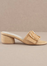 Load image into Gallery viewer, Bamboo Buckled Low Heels
