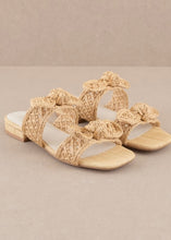Load image into Gallery viewer, Raffia Bow Sandals

