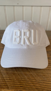 White Cotton BRU Hat