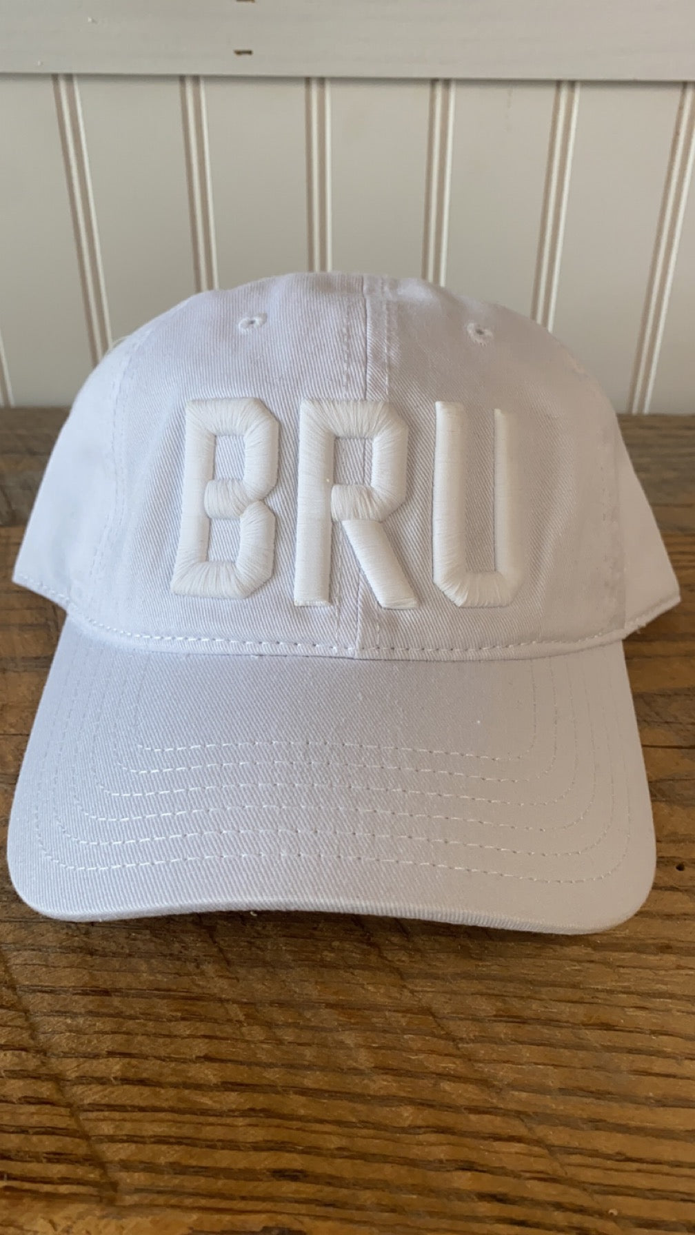 White Cotton BRU Hat