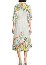 Load image into Gallery viewer, Floral Printed Button Down Midi Dress
