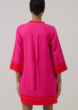 Load image into Gallery viewer, Fuchsia Linen Mini Dress
