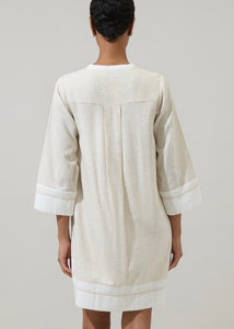 Natural Linen Mini Dress