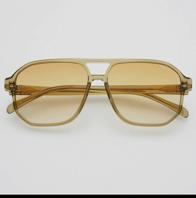 Billie Unisex Aviator Sunglasses -Olive