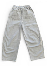 Load image into Gallery viewer, Drawstring Stripe Barrel Jean
