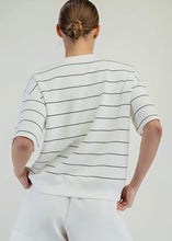 Load image into Gallery viewer, Modal Stripe Crew Neck Top
