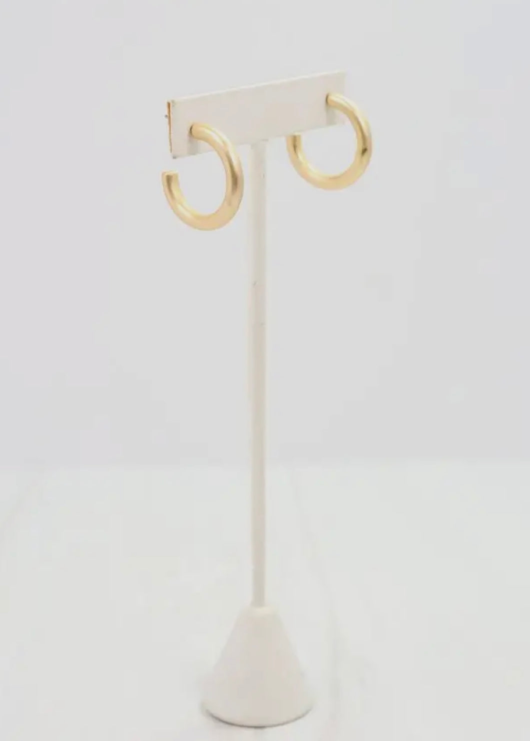 Matte Hoop Earring