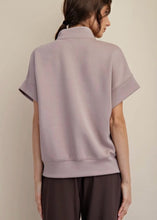 Load image into Gallery viewer, Light Mocha Modal Quarter Zip Top
