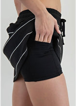 Load image into Gallery viewer, Black Modal Stripe Skort
