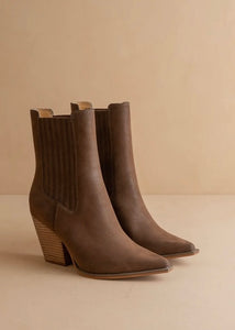 Lydia Coffee Bootie