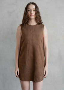 Round Neck Sleeveless Mini Dress