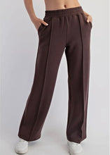 Load image into Gallery viewer, Espresso Modal Pintuck Straight Pant
