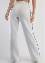Load image into Gallery viewer, Light Grey Modal Piping Straight Pant
