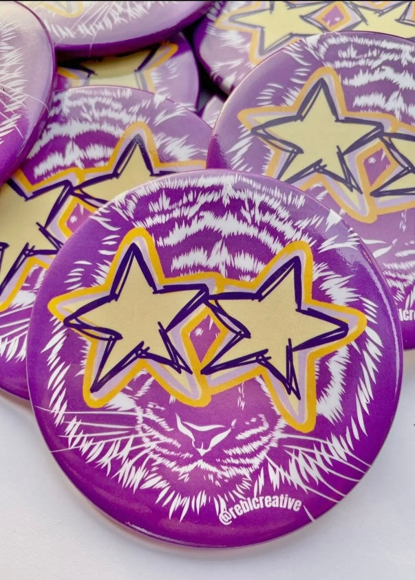 All Star Tiger Button