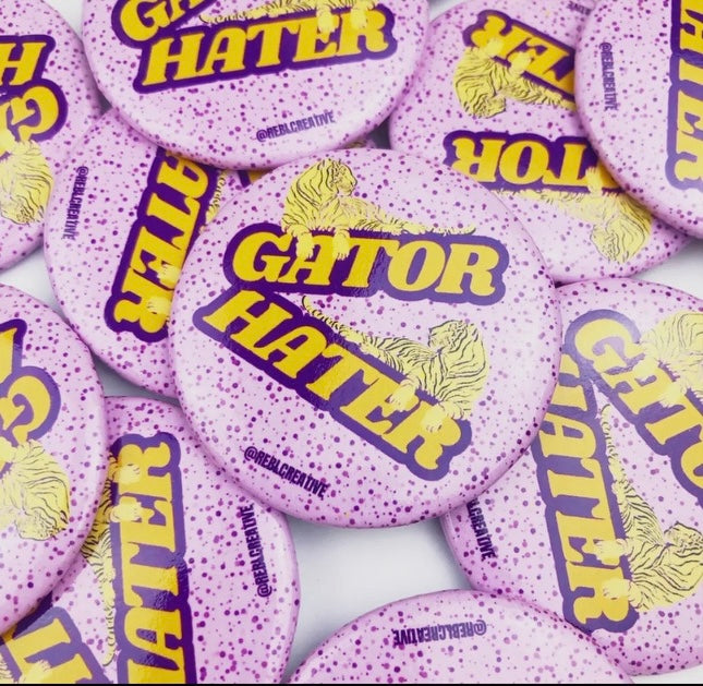Gator Hater Button