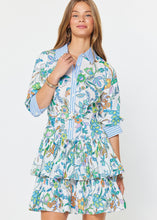 Load image into Gallery viewer, Paisley Printed Tiered Mini Dress
