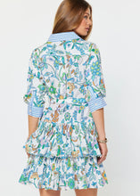 Load image into Gallery viewer, Paisley Printed Tiered Mini Dress
