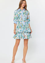 Load image into Gallery viewer, Paisley Printed Tiered Mini Dress
