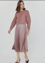 Load image into Gallery viewer, Rose Sweater &amp; Pleated Dress Set
