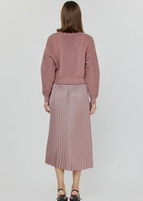 Load image into Gallery viewer, Rose Sweater &amp; Pleated Dress Set
