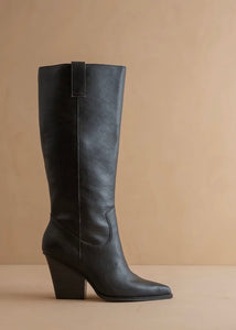 The Collins Black  Pointed Toe Boot