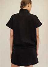Load image into Gallery viewer, Black Modal Quarter Zip Top
