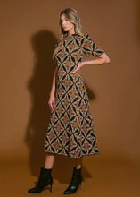 Load image into Gallery viewer, Jacquard Sweater Midi Dress
