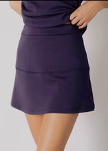 Load image into Gallery viewer, Navy Butter Soft A-Line Mini Skirt
