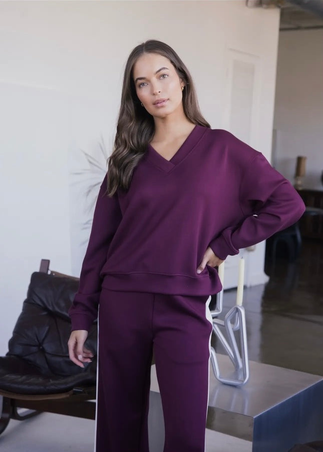 Port Butter Soft V-Neck Pullover