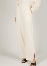 Load image into Gallery viewer, Cream Scuba Wide Leg Pants
