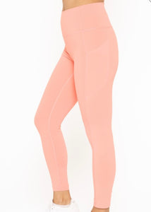 Watermelon Foldover Highwaist Leggings