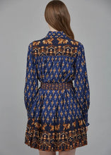 Load image into Gallery viewer, High Neck Ruffled Mini Dress
