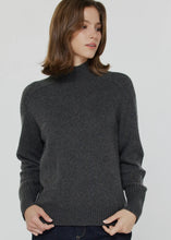 Load image into Gallery viewer, Charcoal Turtleneck Sweater
