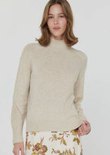 Load image into Gallery viewer, Oat Beige Turtleneck Sweater
