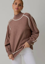 Load image into Gallery viewer, Stitch Detail Sweater Top
